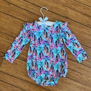 Posh Peanut Long Sleeve Bubble Romper - Girls, 2T